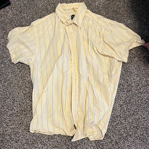 Yellow striped colored shirt (Size XL)
